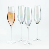 Lunette 8-Oz. Iridescent Champagne Glass