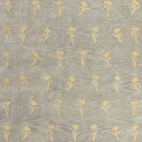 Lupin Mist Blue Floral Kids Wool Area Rug 9'x12'