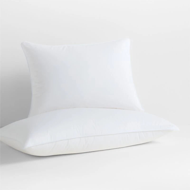Luxe Organic Cotton Medium Down Standard Bed Pillow
