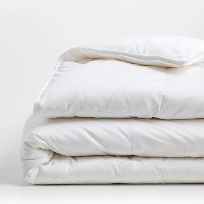 Luxe Organic Cotton Medium Weight Down Full/Queen Duvet Insert
