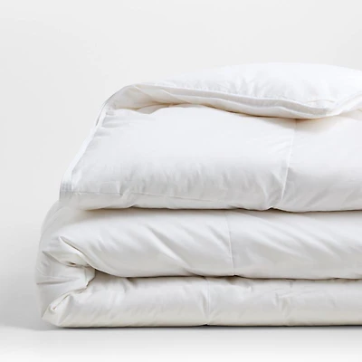 Luxe Organic Cotton Medium Weight Down Full/Queen Duvet Insert