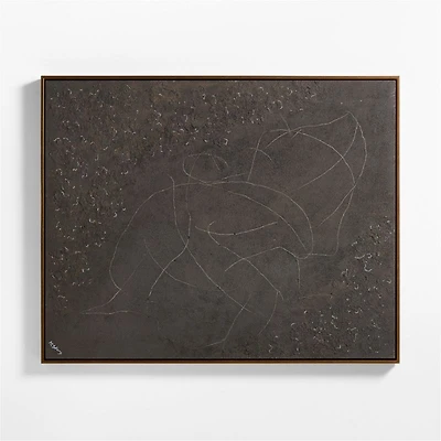 "Campo De Lava" by Marcela Gutierrez 60" x 48" Framed Wall Art Print