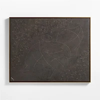 "Campo De Lava" by Marcela Gutierrez 60" x 48" Framed Wall Art Print