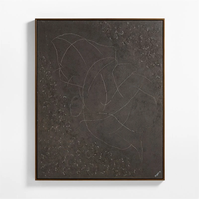 "Campo De Lava" by Marcela Gutierrez 60" x 48" Framed Wall Art Print