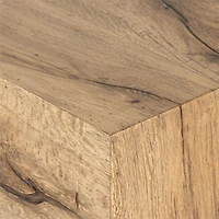 Mackinley 78.75" Rectangular Natural Oak Wood Console Table