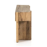 Mackinley 78.75" Rectangular Natural Oak Wood Console Table