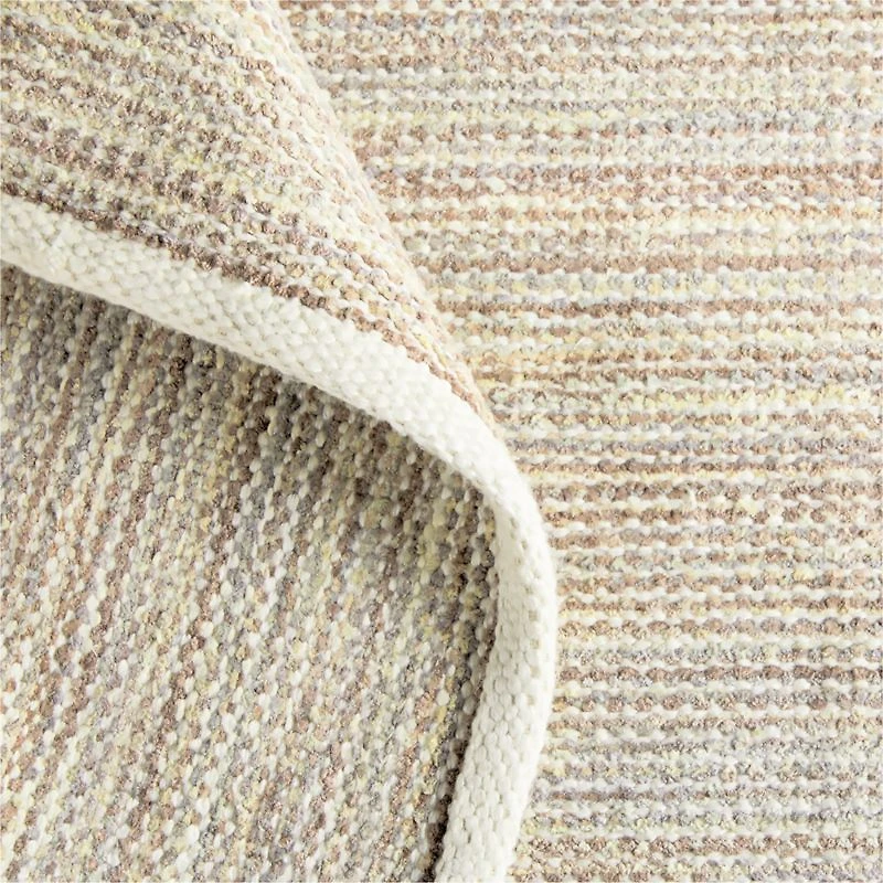 Macon Ivory Chenille Area Rug 6'x9'