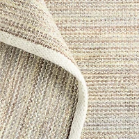 Macon Ivory Chenille Area Rug 6'x9'