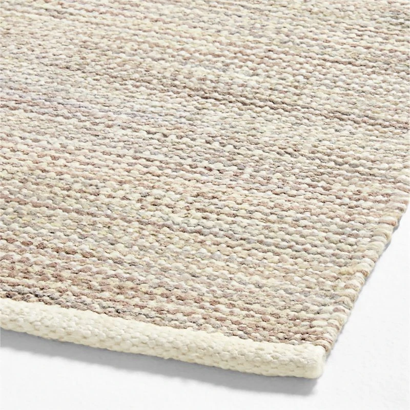 Macon Ivory Chenille Area Rug 6'x9'