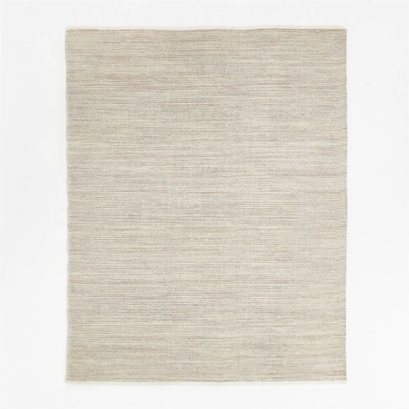 Macon Ivory Chenille Area Rug 6'x9'