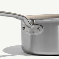 Made In CeramiClad™ Non-Stick -Qt. Saucepan with Stainless Steel Hardware