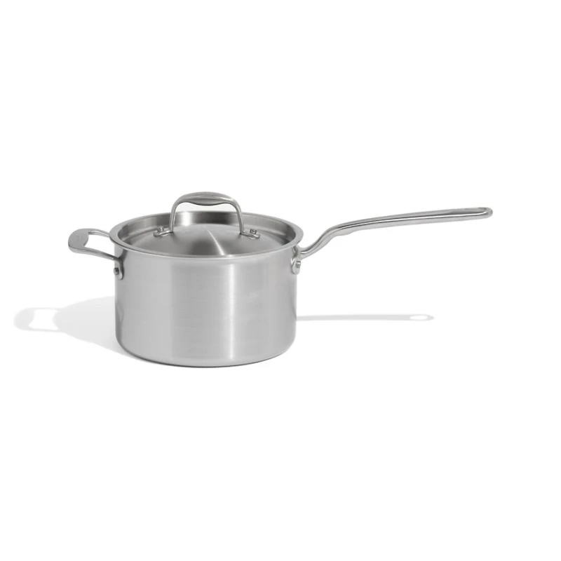 Made In CeramiClad™ Non-Stick 4-Qt. Saucepan with Stainless Steel Hardware