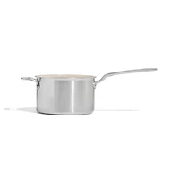 Made In CeramiClad™ Non-Stick 4-Qt. Saucepan with Stainless Steel Hardware