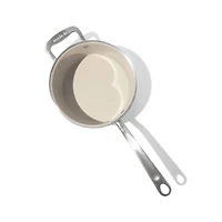 Made In CeramiClad™ Non-Stick 4-Qt. Saucepan with Stainless Steel Hardware