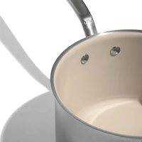 Made In CeramiClad™ Non-Stick 4-Qt. Saucepan with Stainless Steel Hardware