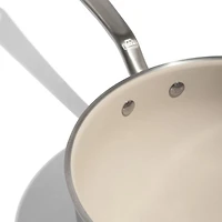 Made In CeramiClad™ Non-Stick 7-Piece Cookware Set with Stainless Steel Hardware