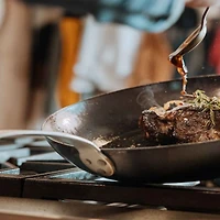 Made In 12"  Seasoned Carbon Steel Fry Pan