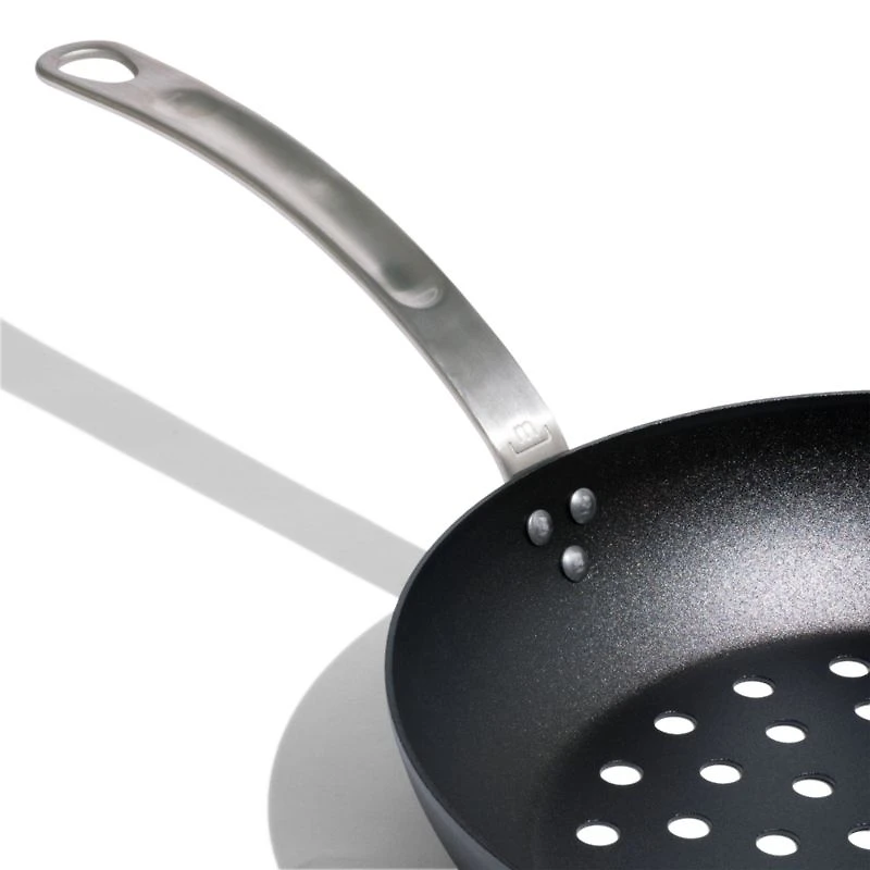 Made In Seasoned 12" Carbon Steel Grill Pan