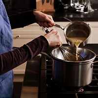 Made In Stainless Clad 10-Piece Cookware Set with Stainless Steel Hardware