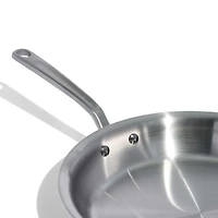 Made In Stainless Clad 12" Fry Pan with Stainless Steel Hardware