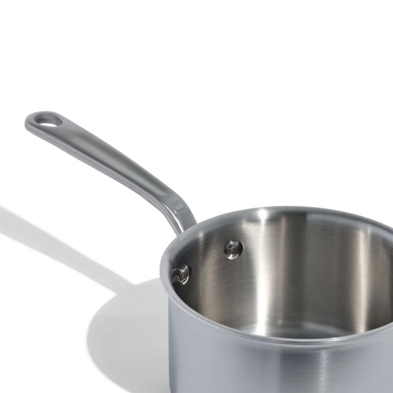 Made In 2-Qt. Stainless Clad Saucepan with Stainless Steel Hardware