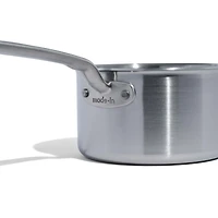 Made In 2-Qt. Stainless Clad Saucepan with Stainless Steel Hardware
