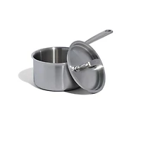 Made In 2-Qt. Stainless Clad Saucepan with Stainless Steel Hardware