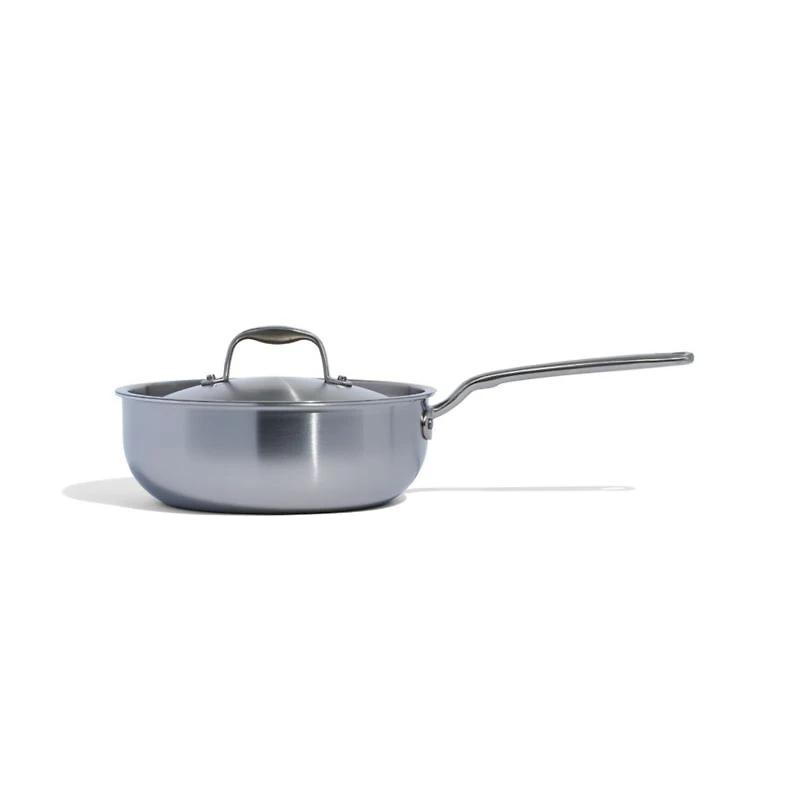 Made In Stainless Clad -Qt. Saucier with Stainless Steel Hardware