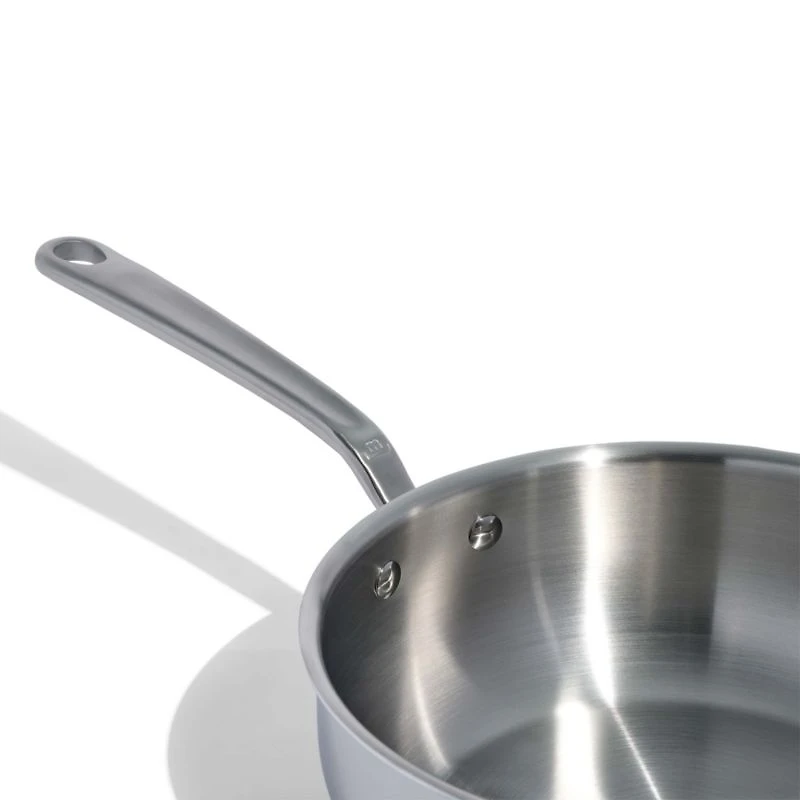 Made In Stainless Clad -Qt. Saucier with Stainless Steel Hardware