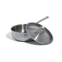 Made In Stainless Clad -Qt. Saucier with Stainless Steel Hardware