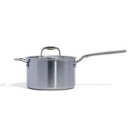 Made In -Qt. Stainless Clad Saucepan with Stainless Steel Hardware