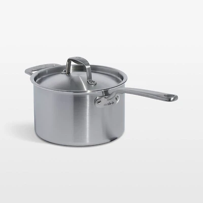 Made In -Qt. Stainless Clad Saucepan with Stainless Steel Hardware