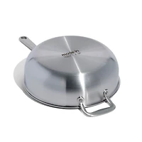 Made In Stainless Clad 5-Qt. Saucier with Stainless Steel Hardware