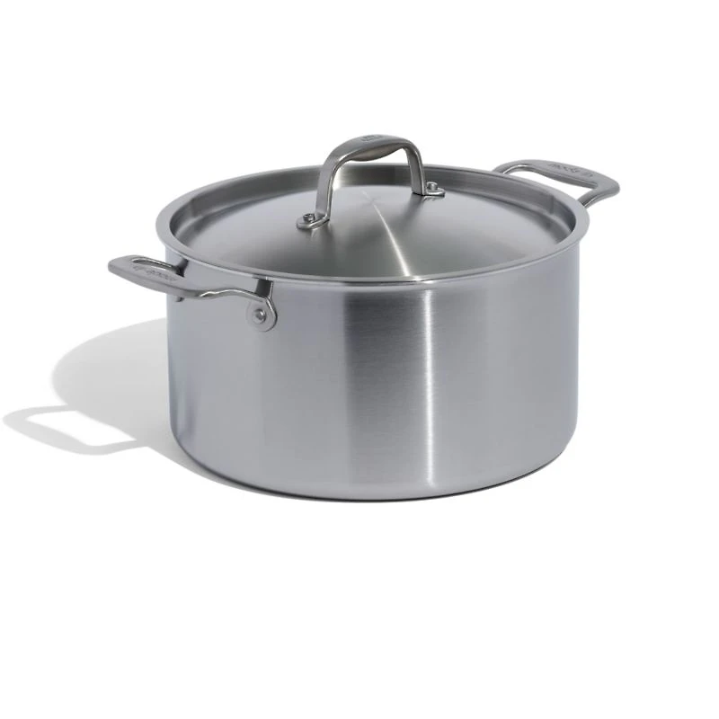 Made In Stainless Clad 8-Qt. Stockpot with Stainless Steel Hardware