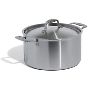 Made In Stainless Clad 8-Qt. Stockpot with Stainless Steel Hardware