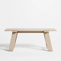 Madison 72" Bleached Wood Desk