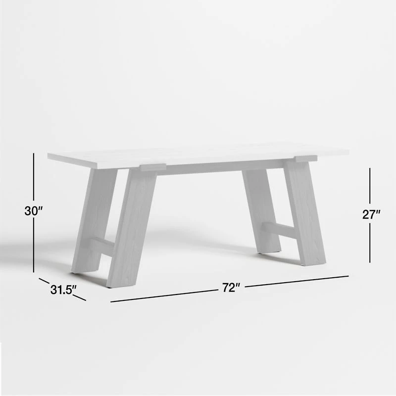 Madison 72" Glass Desk with Ebonized Wood Base