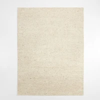 Madrid Wool and Viscose Hand-Knotted Sand Brown Area Rug 8'x10'