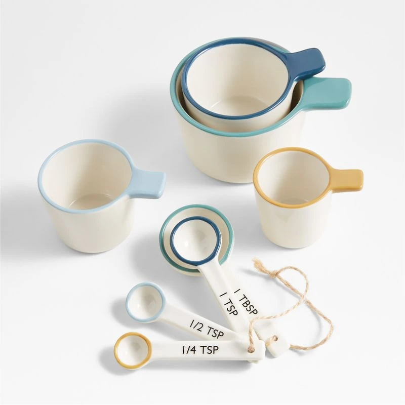 Maeve Multi-Colored Ceramic Measuring Spoons
