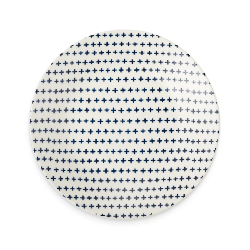Mai Blue Crisscross Plate