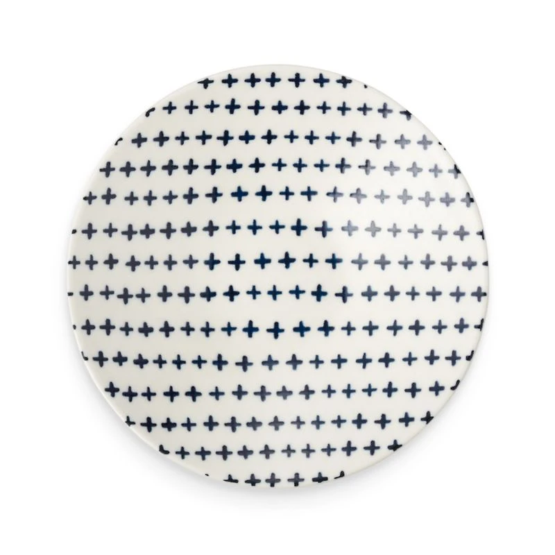 Mai Blue Crisscross Sauce Dish