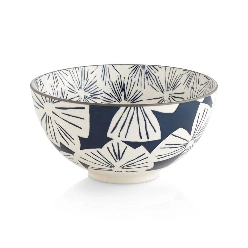 Mai 6" Blue Floral Bowl