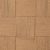 Malin Natural Wood Woven Accent Bench