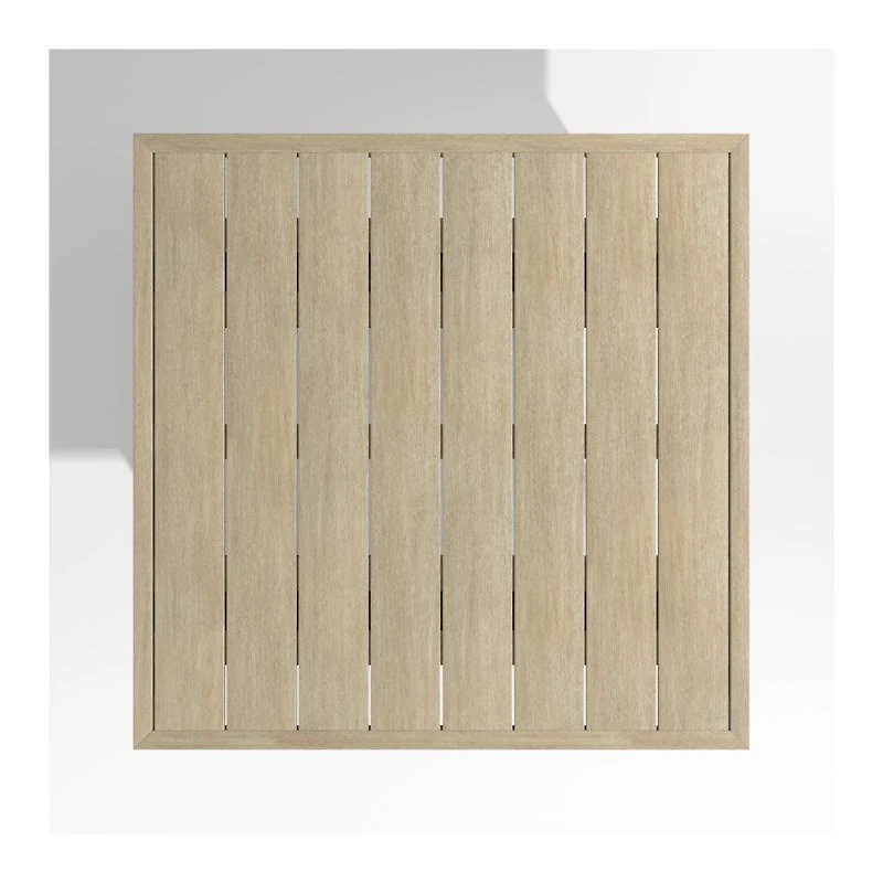 Mallorca 42" Square Wood Outdoor Coffee Table