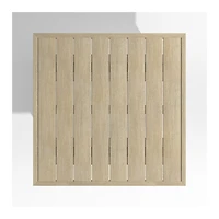 Mallorca 42" Square Wood Outdoor Coffee Table