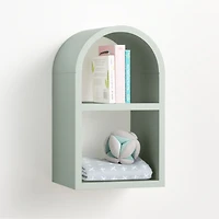 Mallory Kids Small Sage Green Wall Shelf