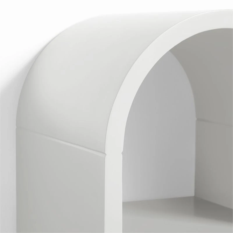 Mallory Kids Large White Wall Shelf