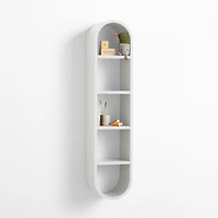 Mallory Kids Large White Wall Shelf