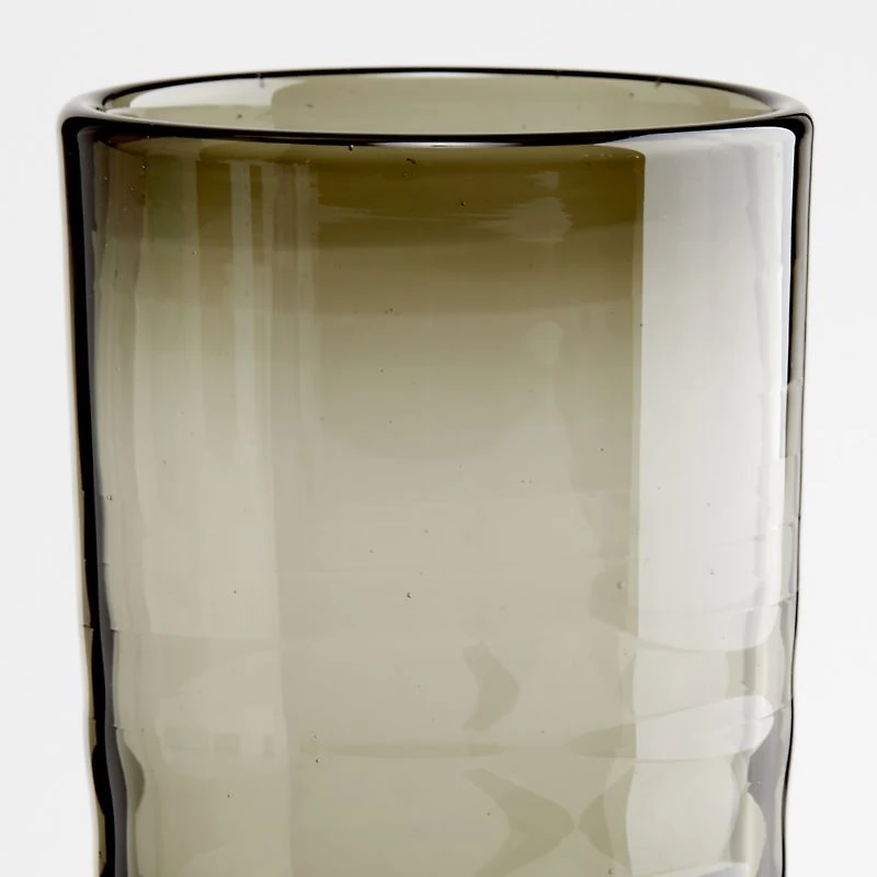 Malta Grey Handblown Glass Tumbler