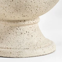 Malta Ivory Urn Indoor/Outdoor Planter 21.5"x27"